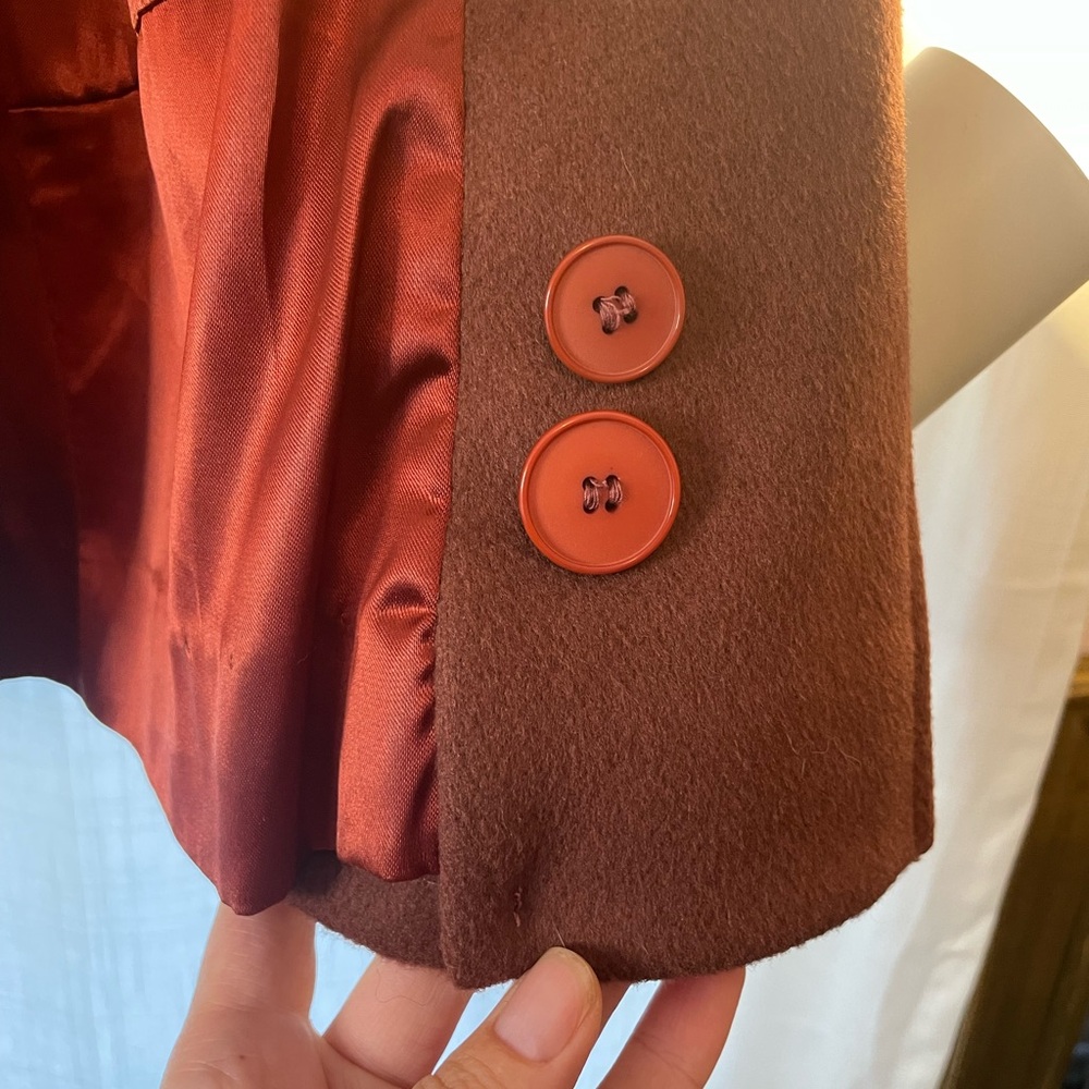 VTG CASSIDY 100% WOOL COAT size 6 - Picture 11 of 17